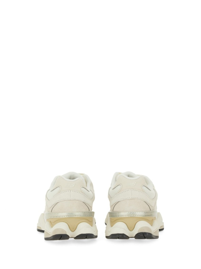 New Balance Chunky Leather Sneakers With Layered Design And Sculpted Sole