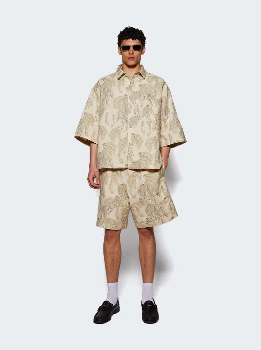 Jacquemus Aloe Shirt Banana Ecru