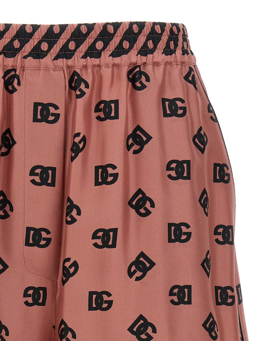 Dolce & Gabbana Silk Satin Bermuda Shorts