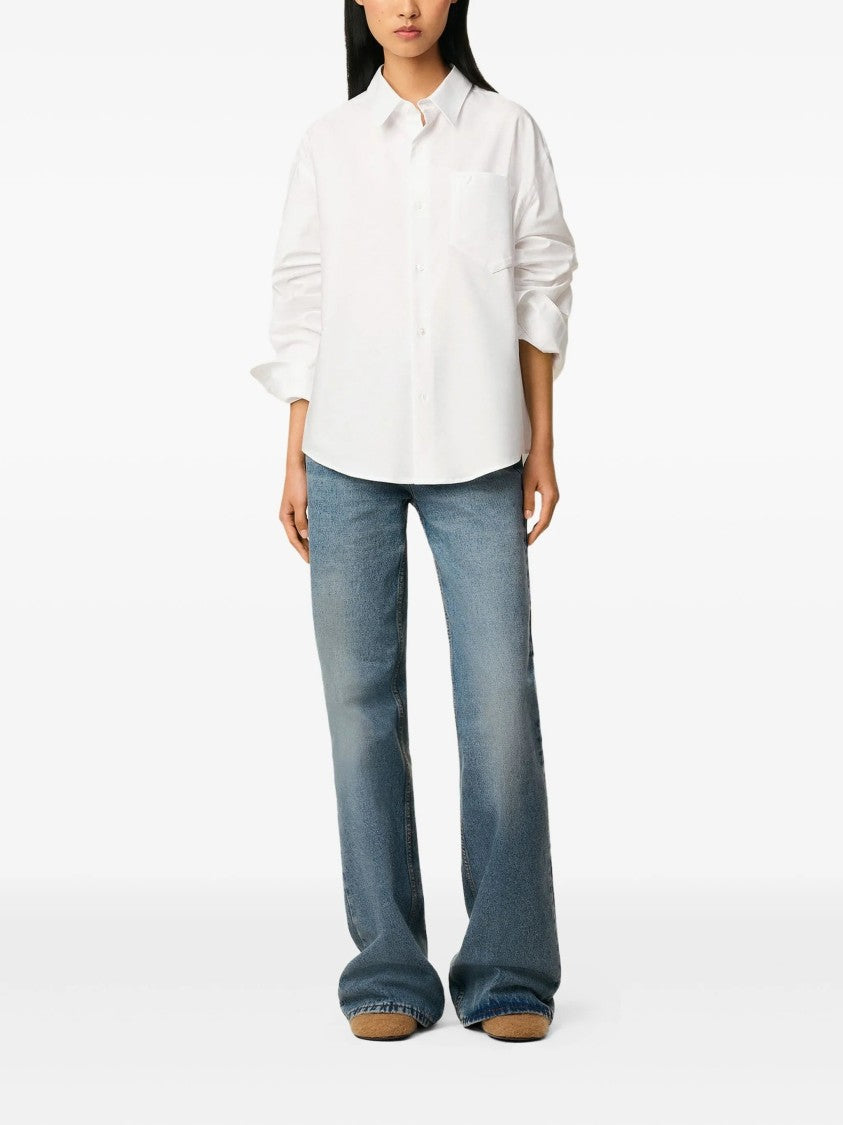Ami Classic White Shirt With Logo