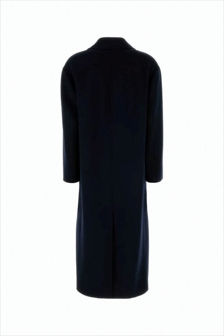 Max Mara Double-Breasted Short Wool Coat With Flap Pockets