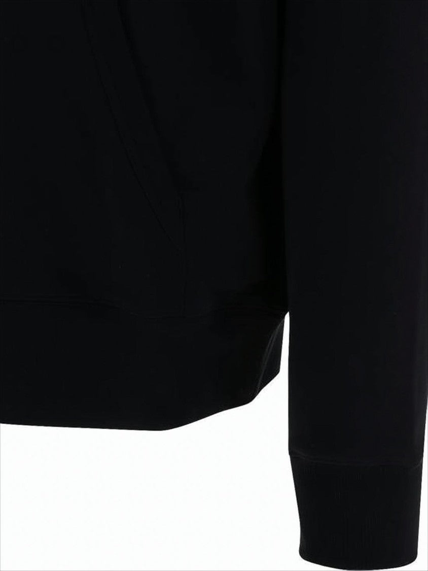Acne Studios Relaxed-Fit Black Hoodie With Drawstring And Kangaroo Pocket