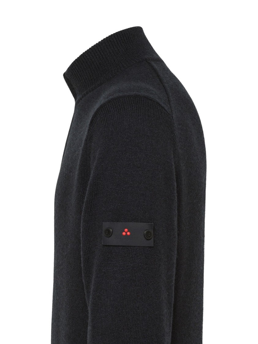 Peuterey Long-Sleeved Crewneck Sweater With Logo