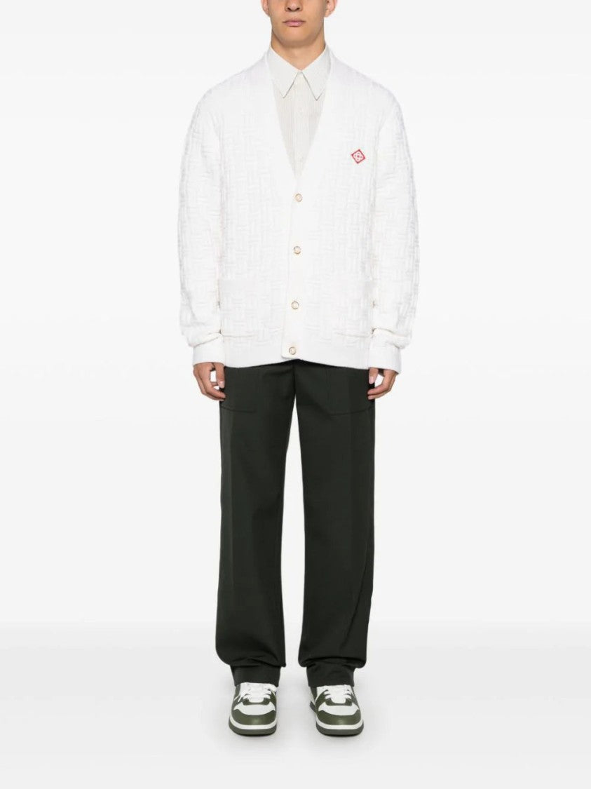 Casablanca Column Stitch Cardigan