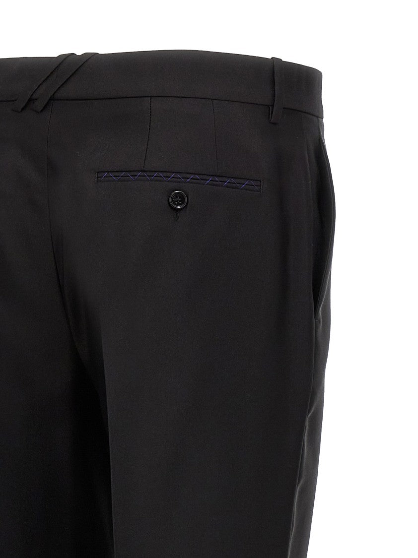 Burberry Tailored Trousers With Ironed Crease