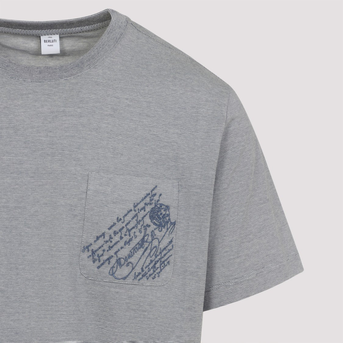 Berluti Grey Cotton T-Shirt
