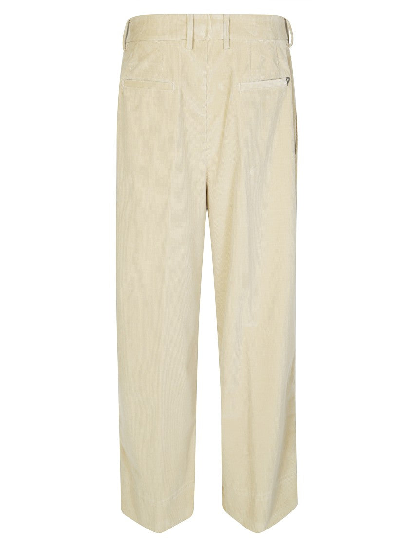 Dondup Tailored High-Waist Straight Leg Pants