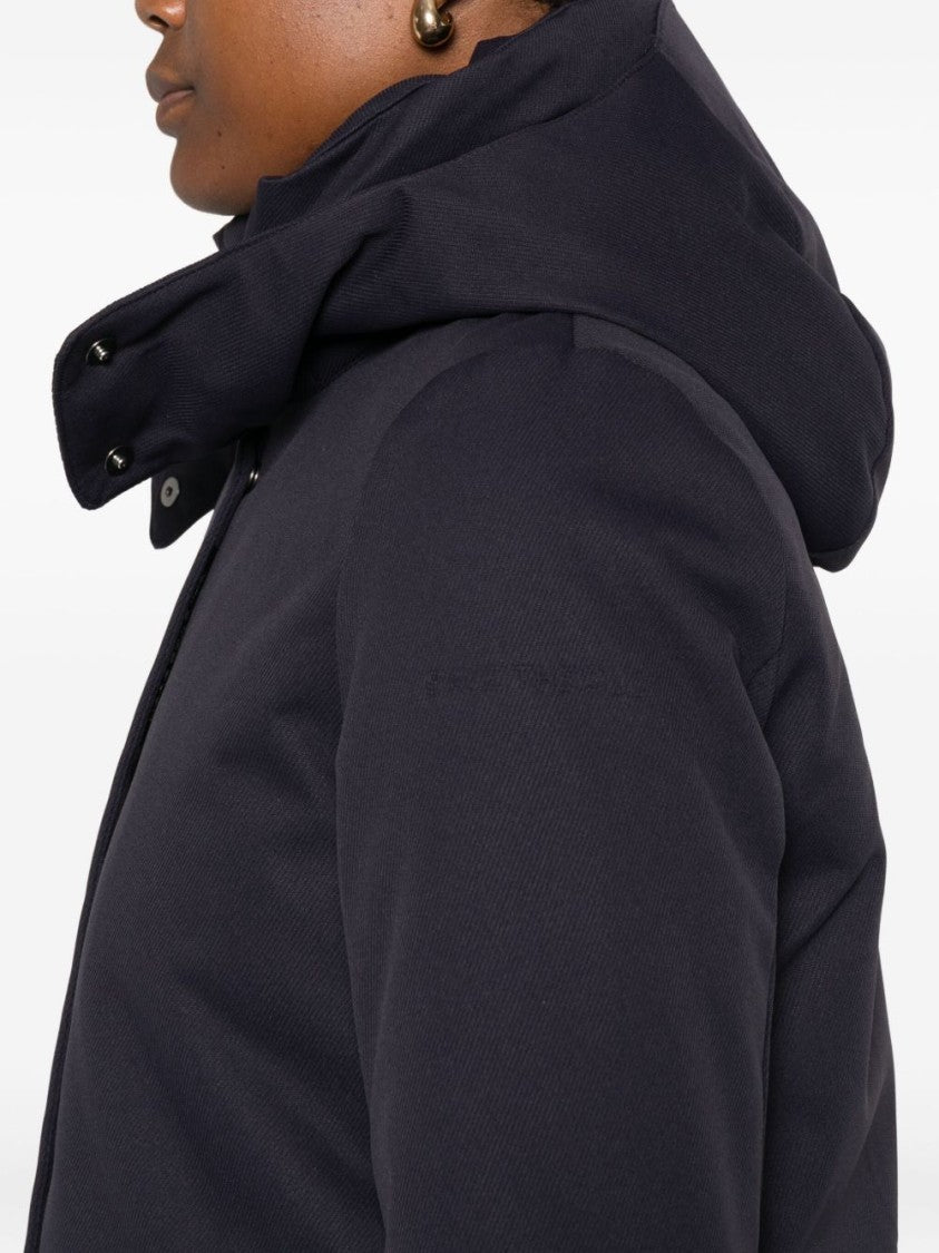 Save The Duck Mid-Length Coat With High Collar