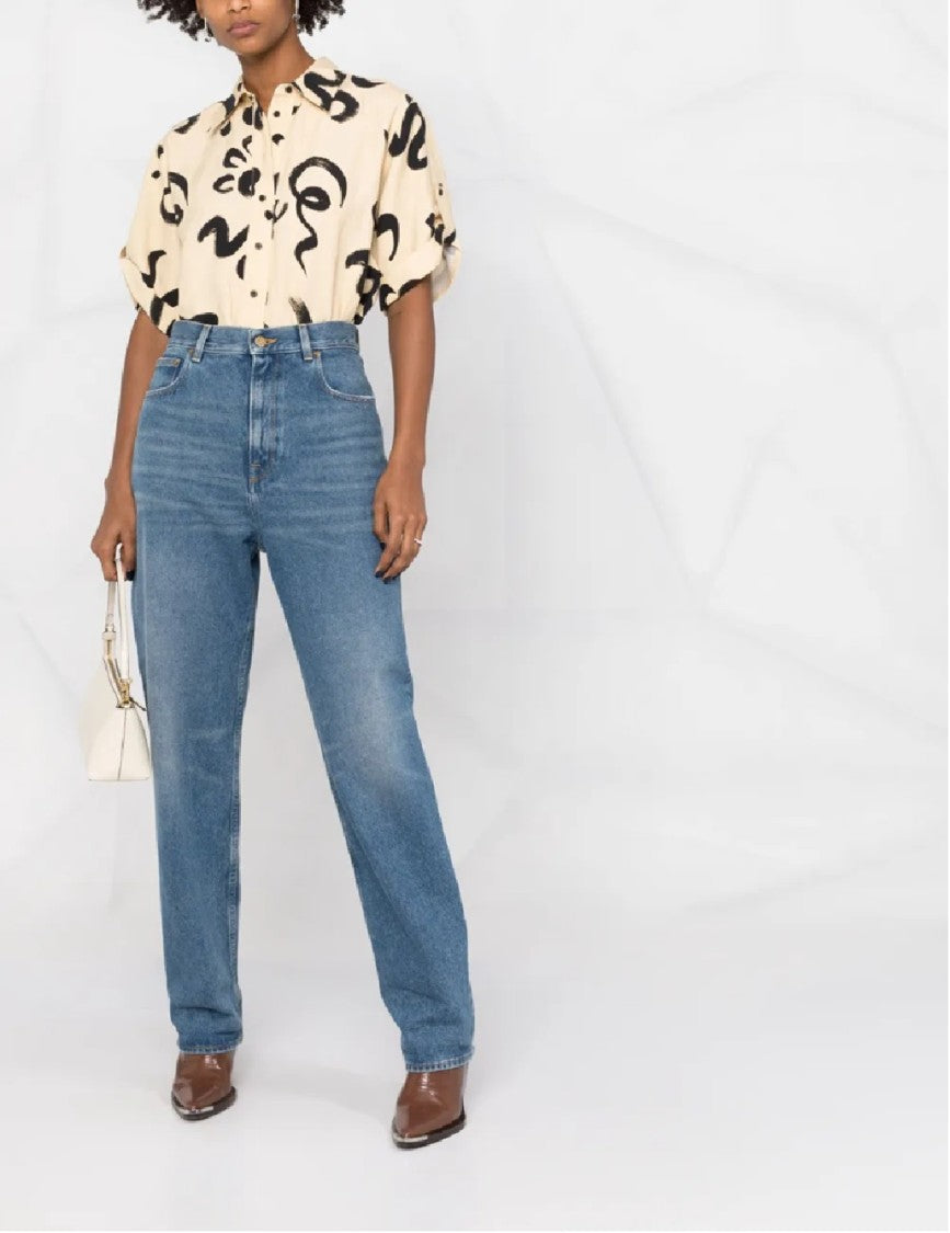 Golden Goose Medium Washed Denim Trousers