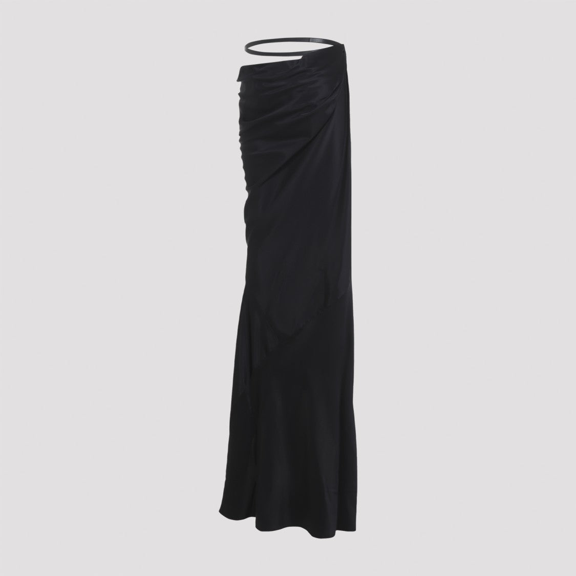 Tom Ford Flowing Silk Maxi Skirt With Ruched Design