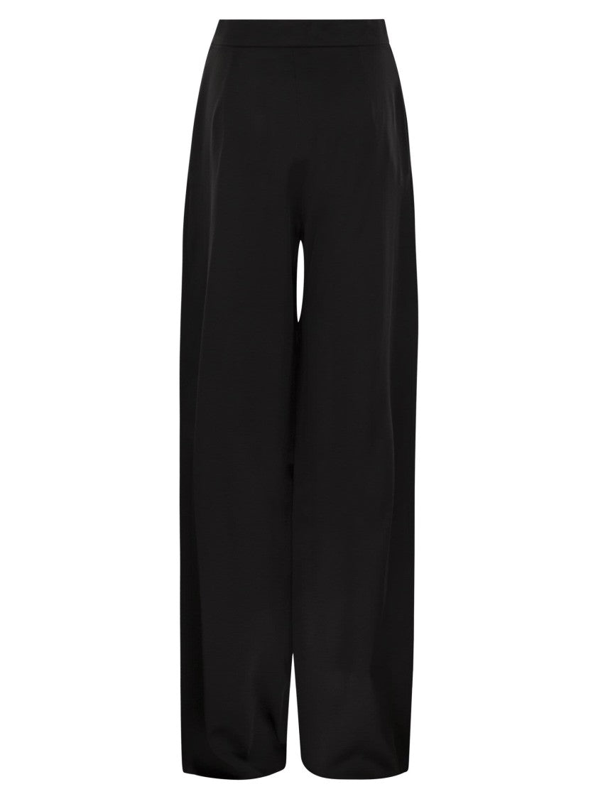 Max Mara Ieti - Flowing Trousers In Envers Satin