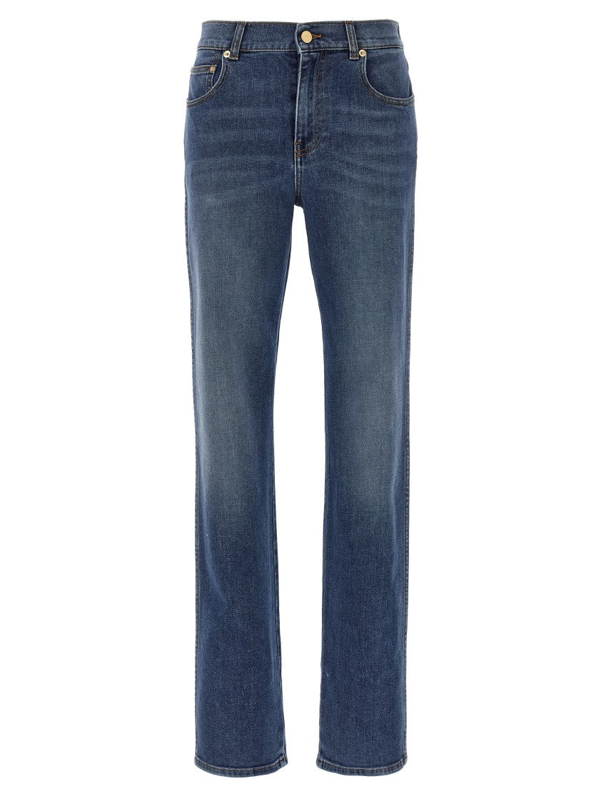 Fabiana Filippi Knitted Pocket Jeans