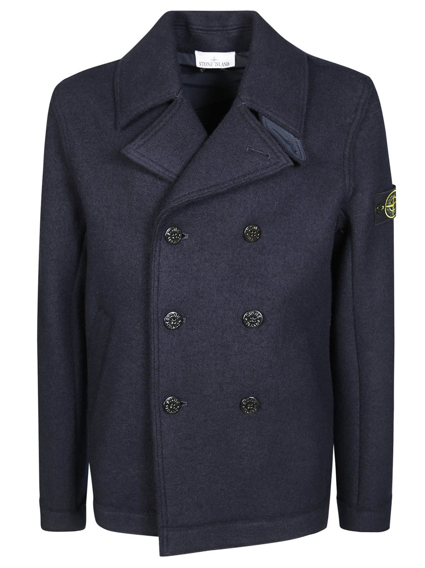 Stone Island Light Beige Long-Sleeve Knit Top