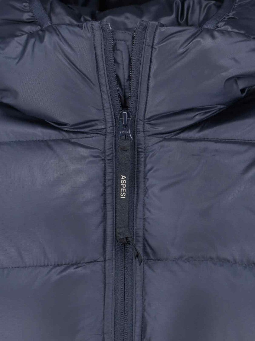 Aspesi Quilted Puffer Jacket – Navy