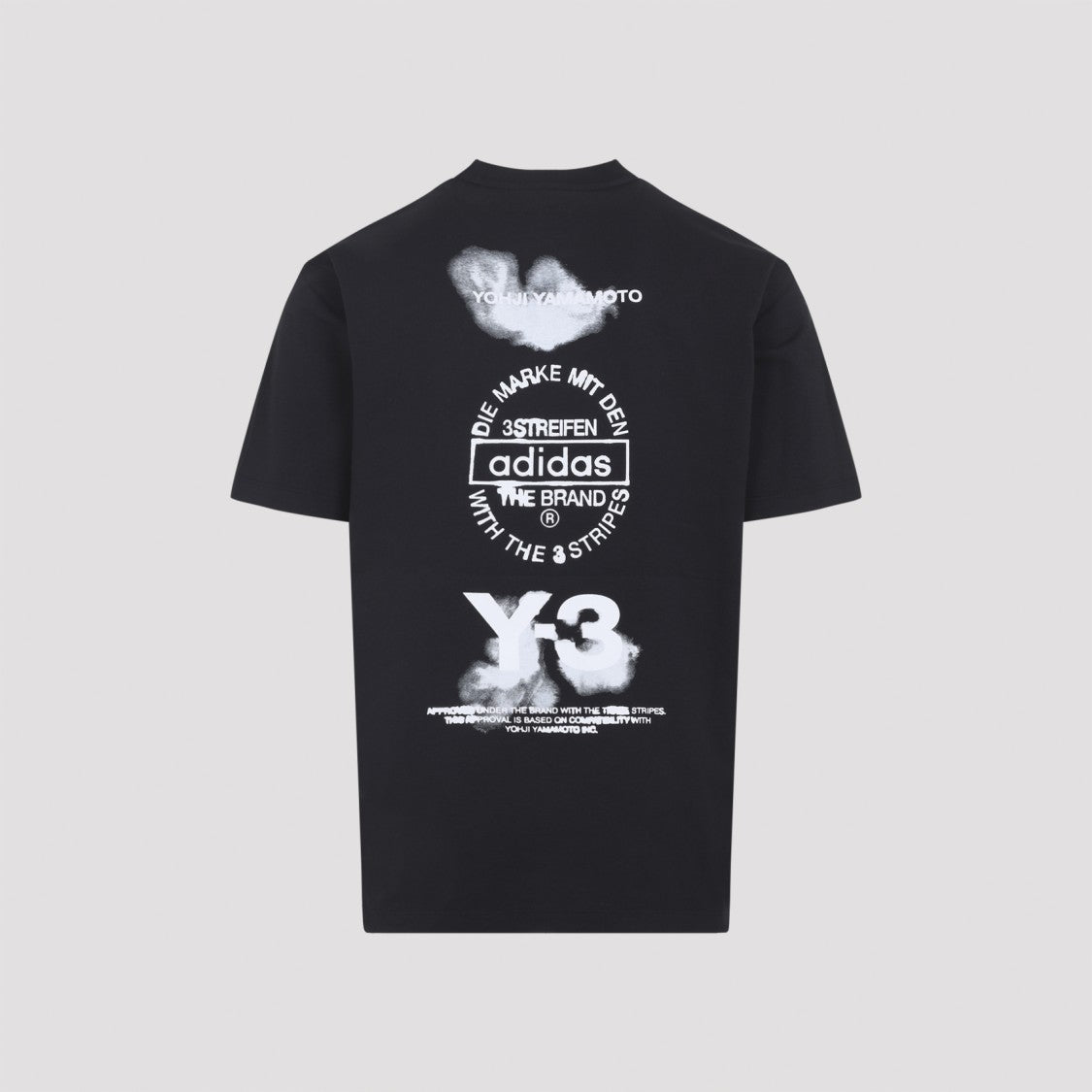 Y-3 Short-Sleeve Cotton T-Shirt With Bold Graphic Back