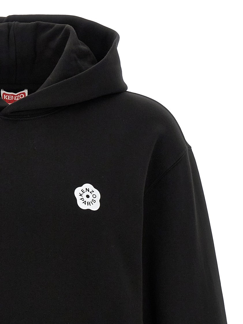 Kenzo Boke Flower 2.0 Cotton Hoodie With Front Print And Kangaroo Pocket