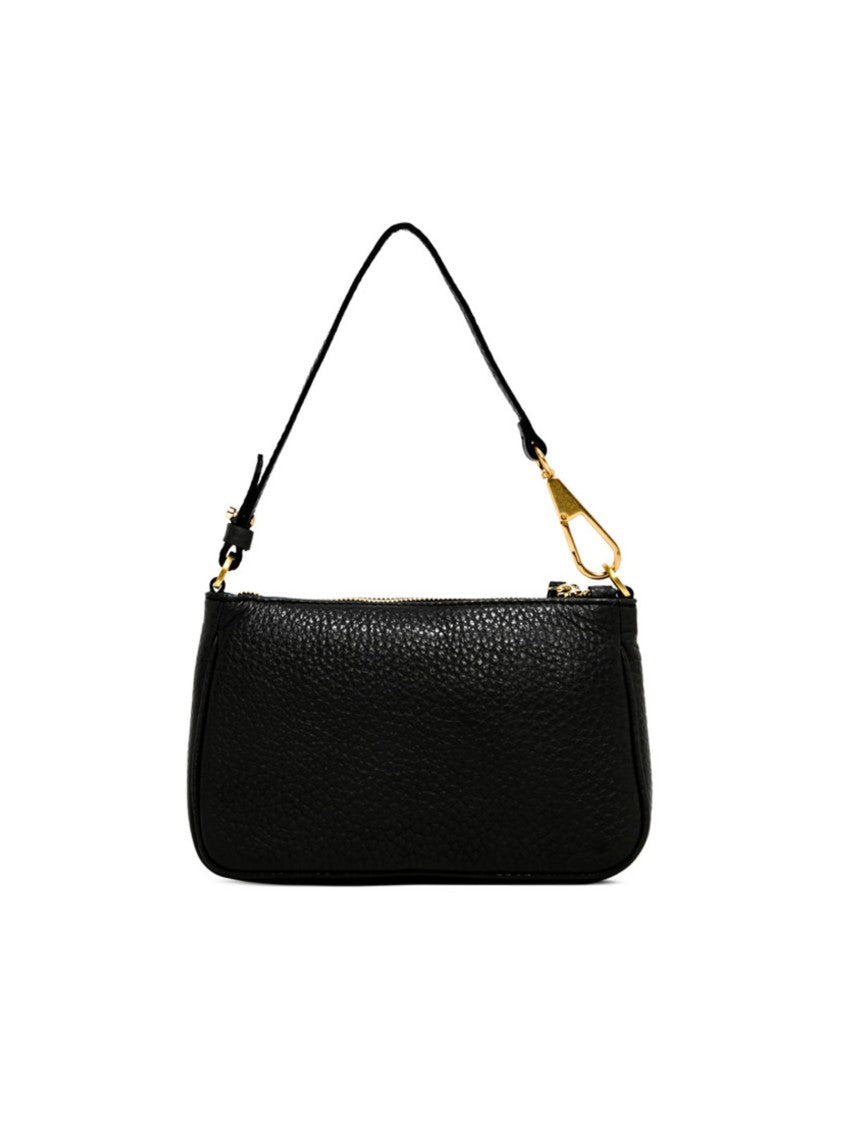 Gianni Chiarini Textured Hammered Leather Shoulder Bag