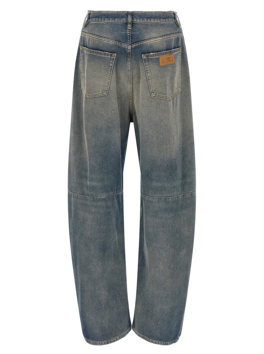 Mm6 By Maison Margiela Raw Cut Jeans