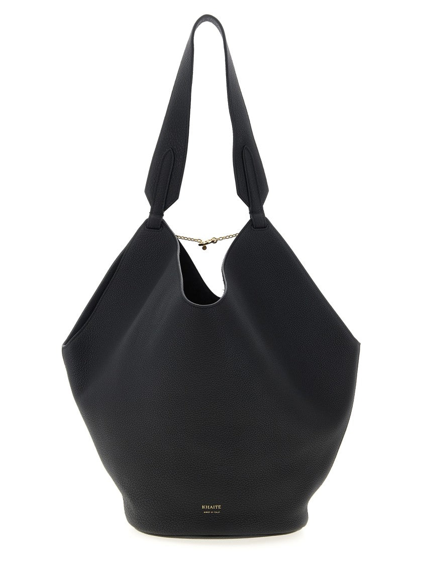 Khaite 'Lotus Small' Shopping Bag
