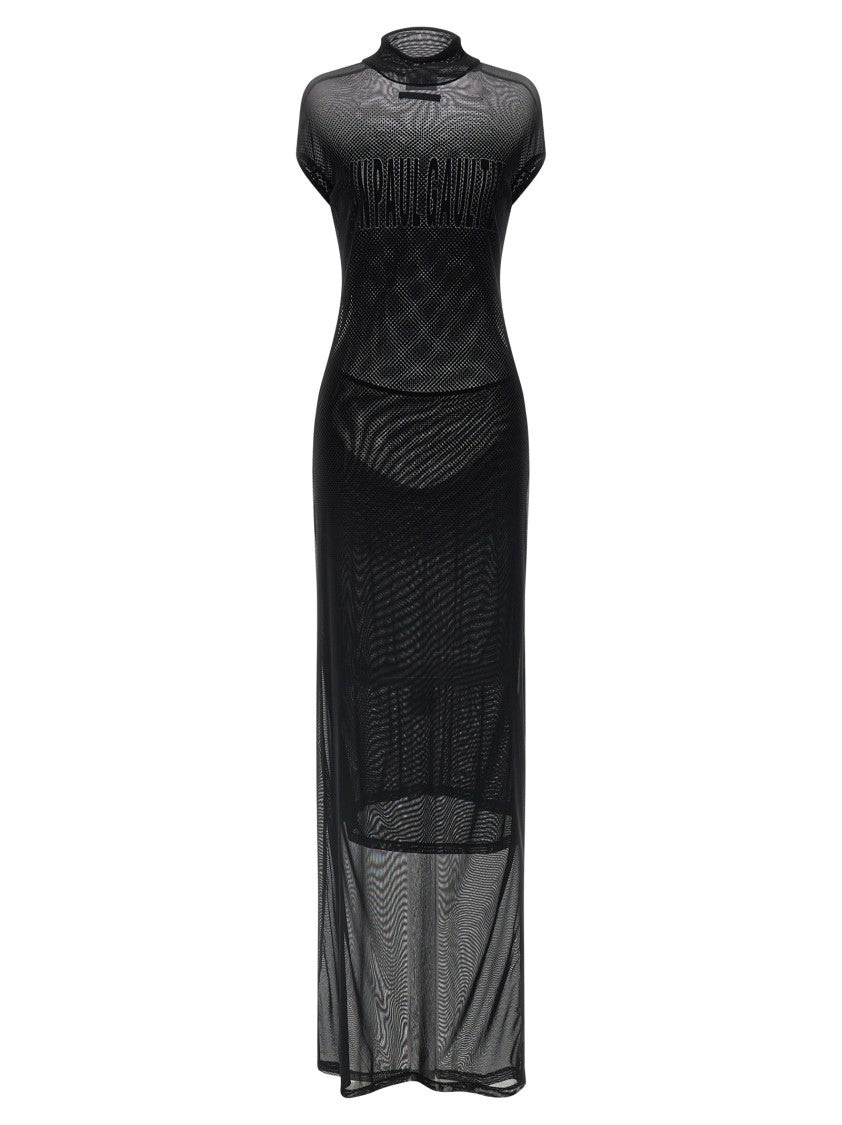 Jean Paul Gaultier Flocked Dress