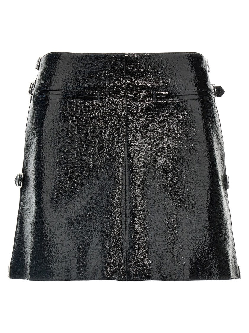 Courrèges Mini Multi Sangle Vinyl' Skirt