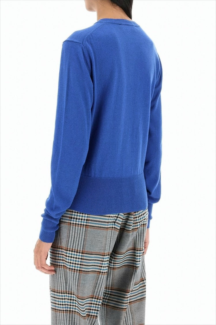 Vivienne Westwood Button-Down Blended Cardigan With Ribbed Hem