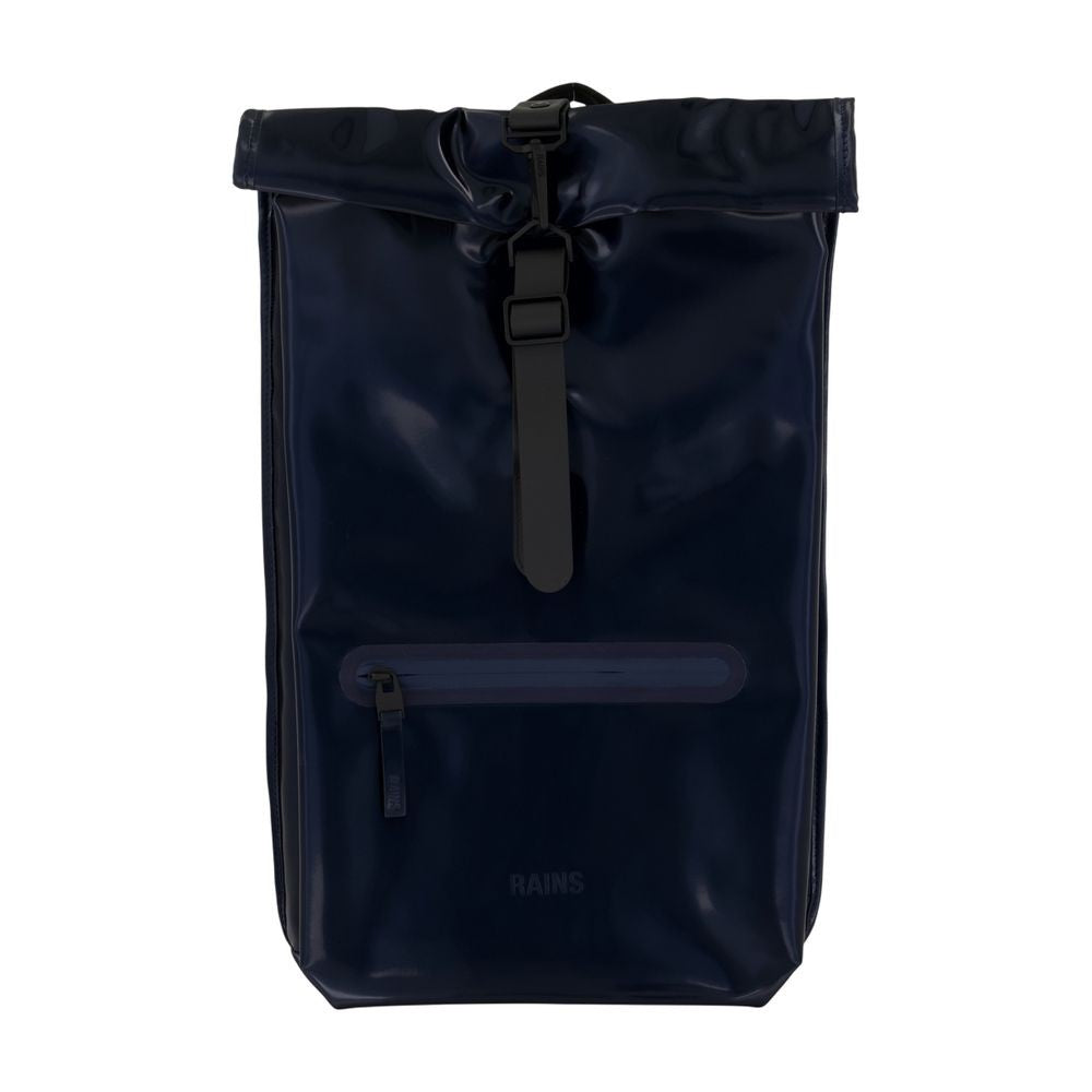 Rains Rolltop Rucksack W3 Backpack - Synthetic - Blue