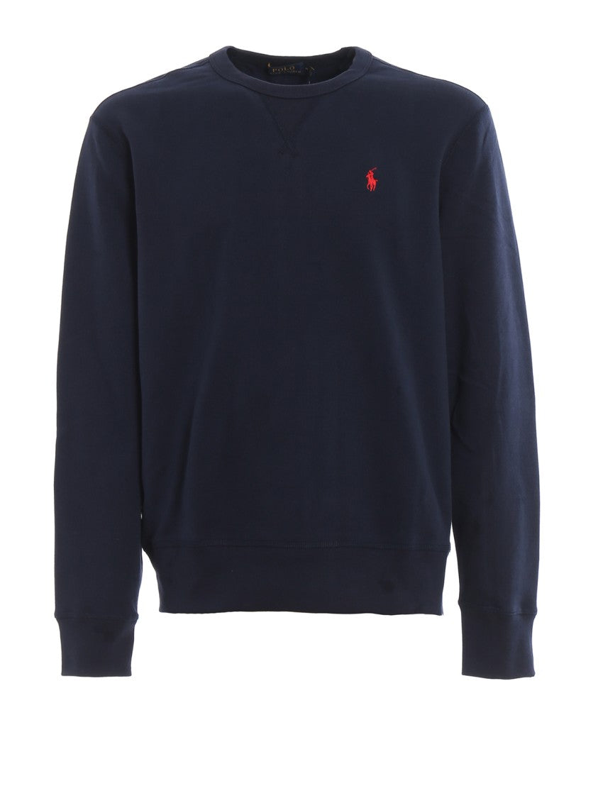 Polo Ralph Lauren Navy Blue Cotton Sweatshirt