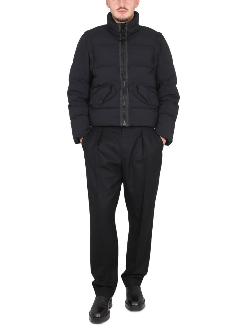Ten C Down Jacket With Removable Sleeves