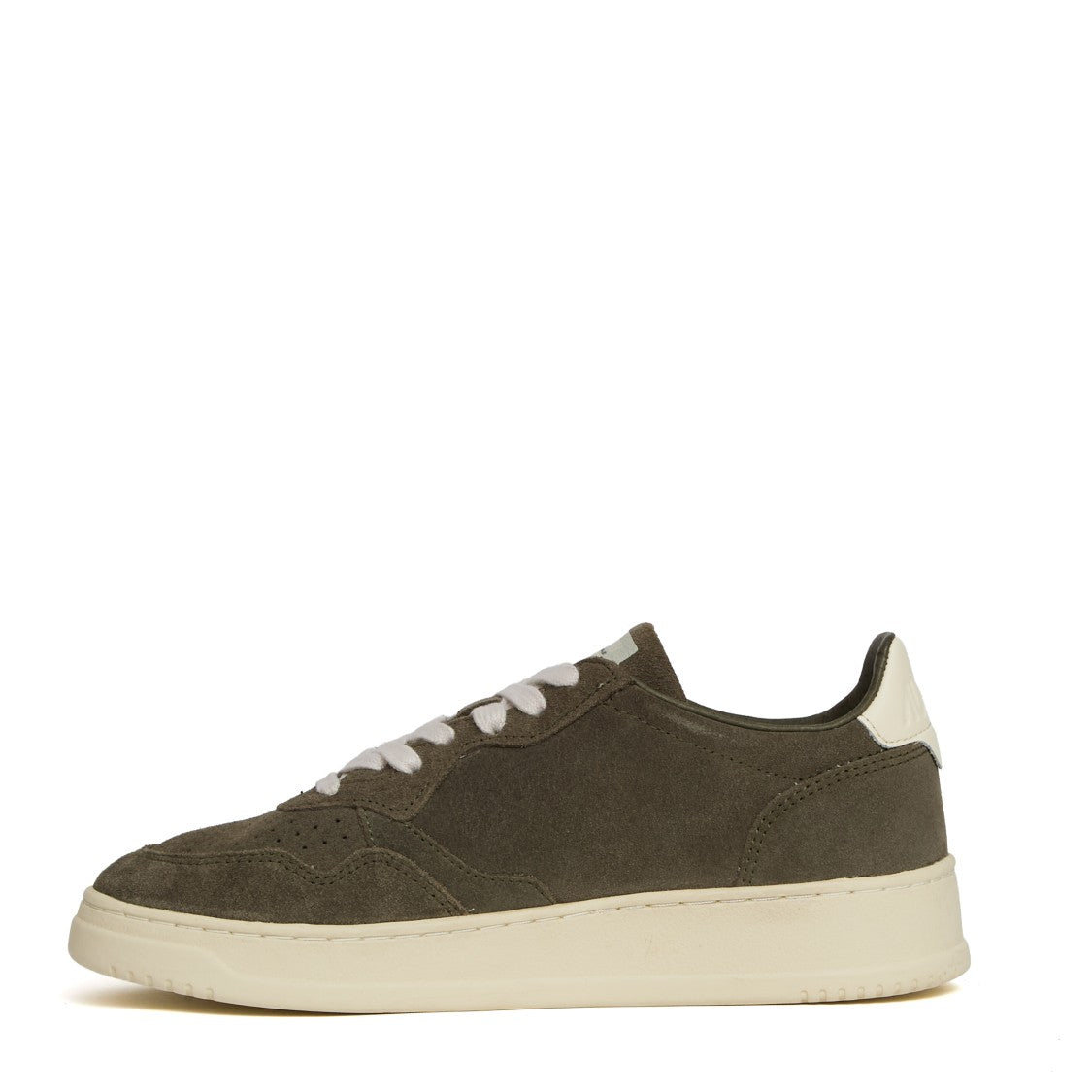 Autry Medalist Low Sneakers In Green Leather