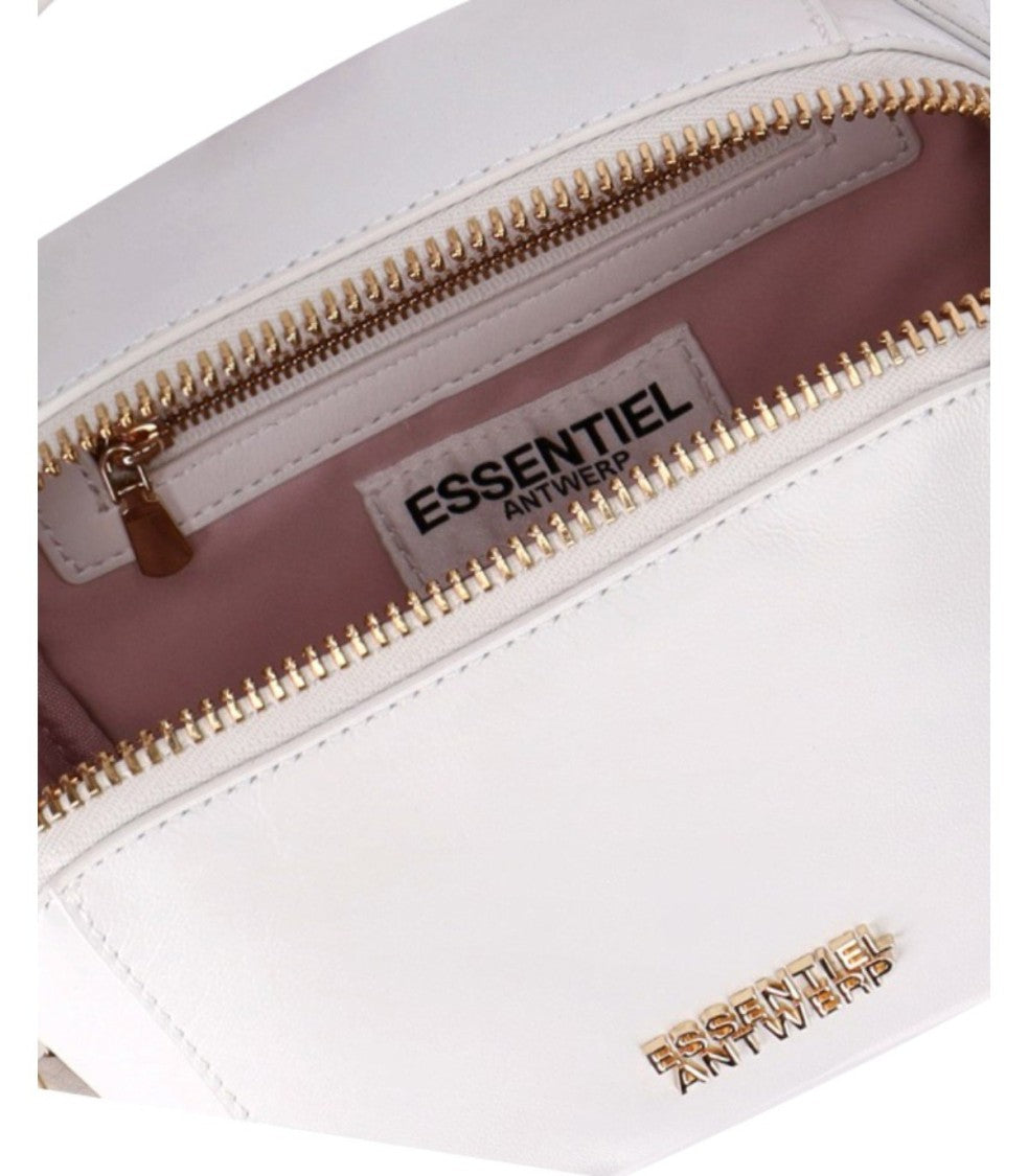 Essentiel Antwerp Hini White Mini Crossbody Bag