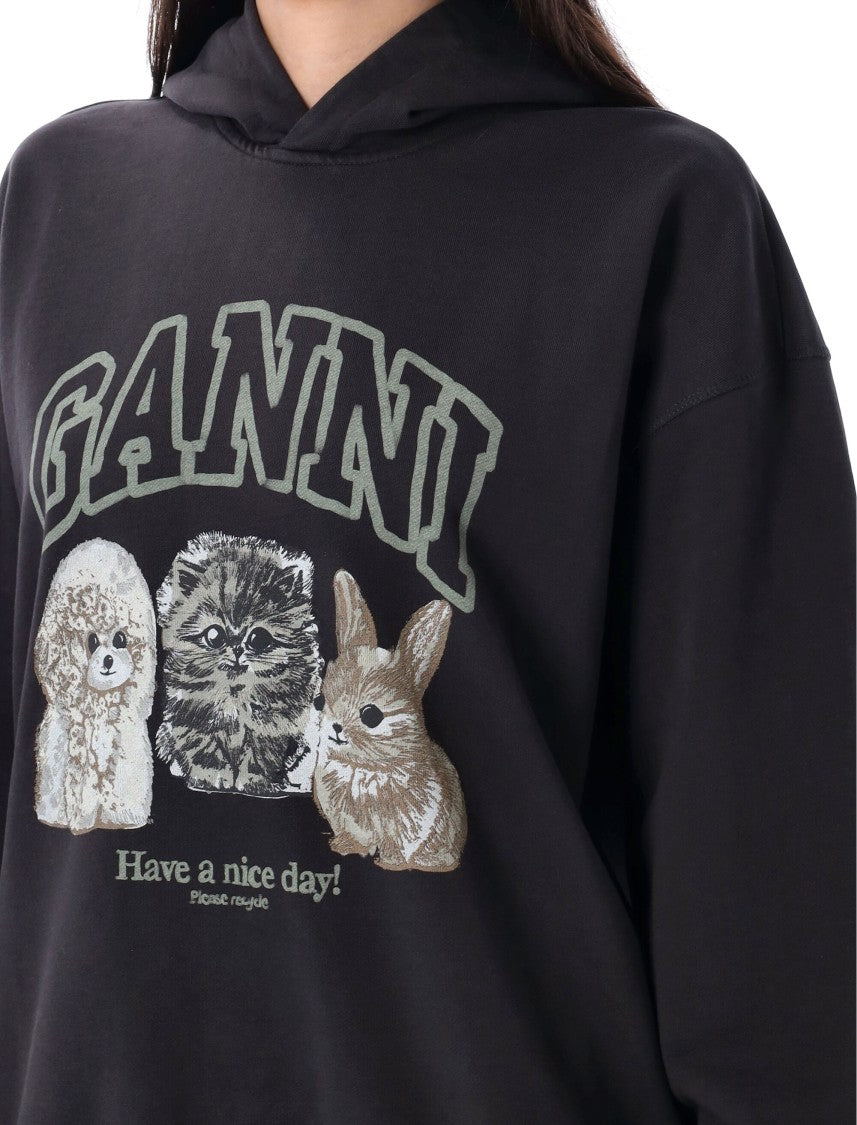 Ganni Isoli Oversized Hoodie