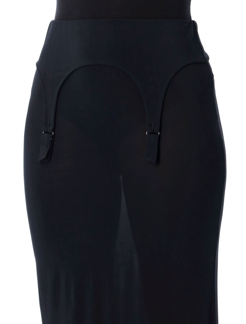 Jean Paul Gaultier Long Skirt Lingerie Garter