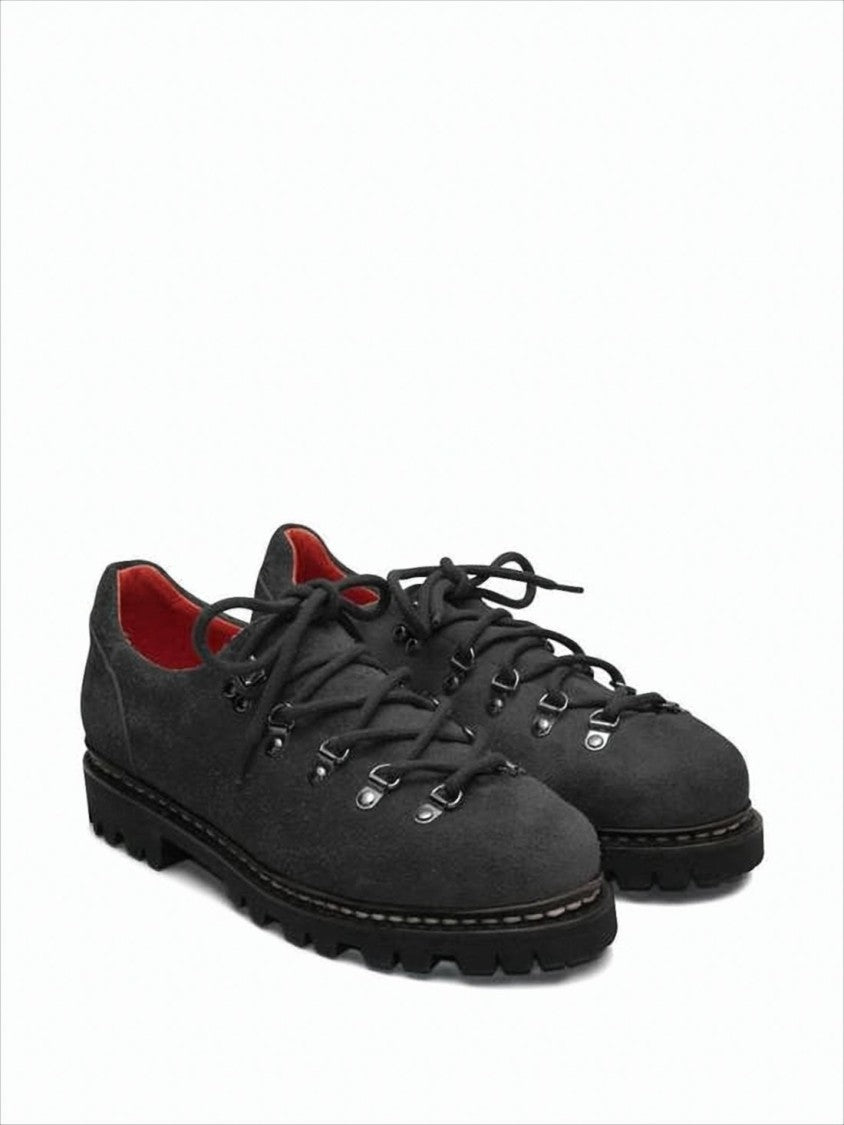 Paraboot Rugged Suede Loafers With Durable Rubber Sole
