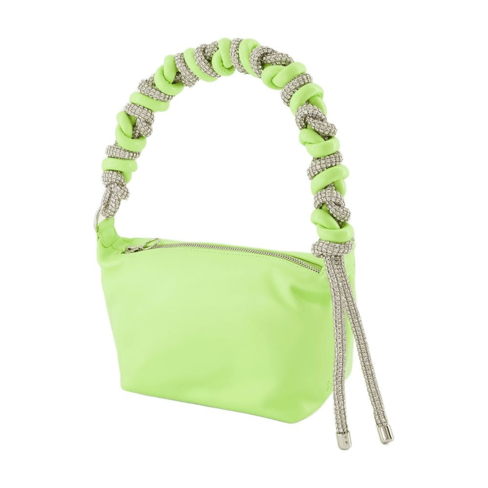 Kara Phone Cord Hobo Bag With Braided Handle Detail