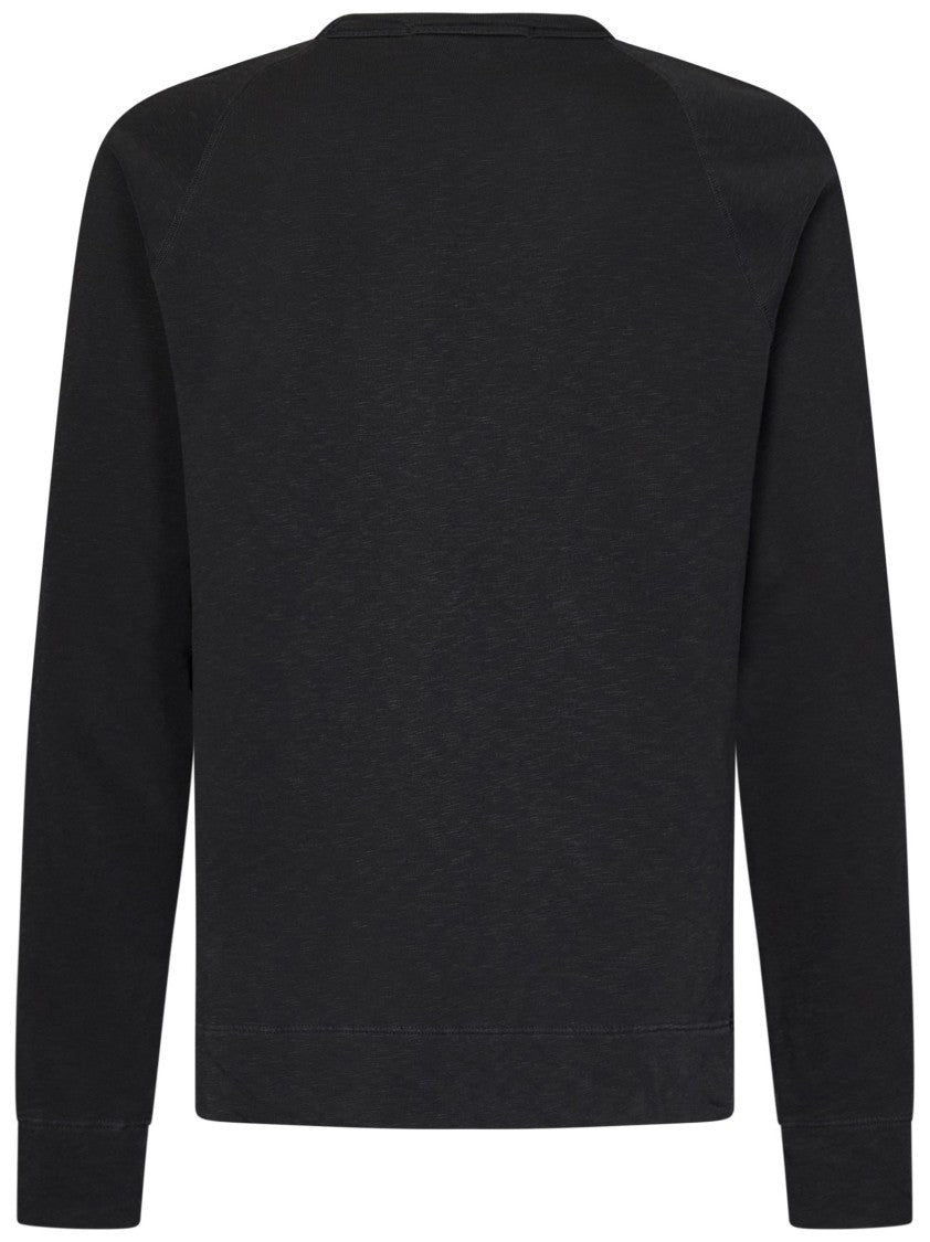 James Perse Vintage Charcoal Grey Supima Cotton Sweatshirt