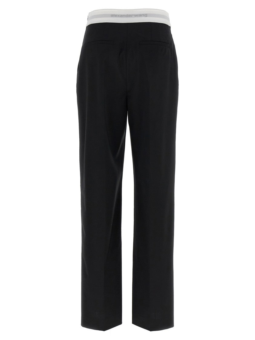 Alexander Wang Logo Elastic Pants
