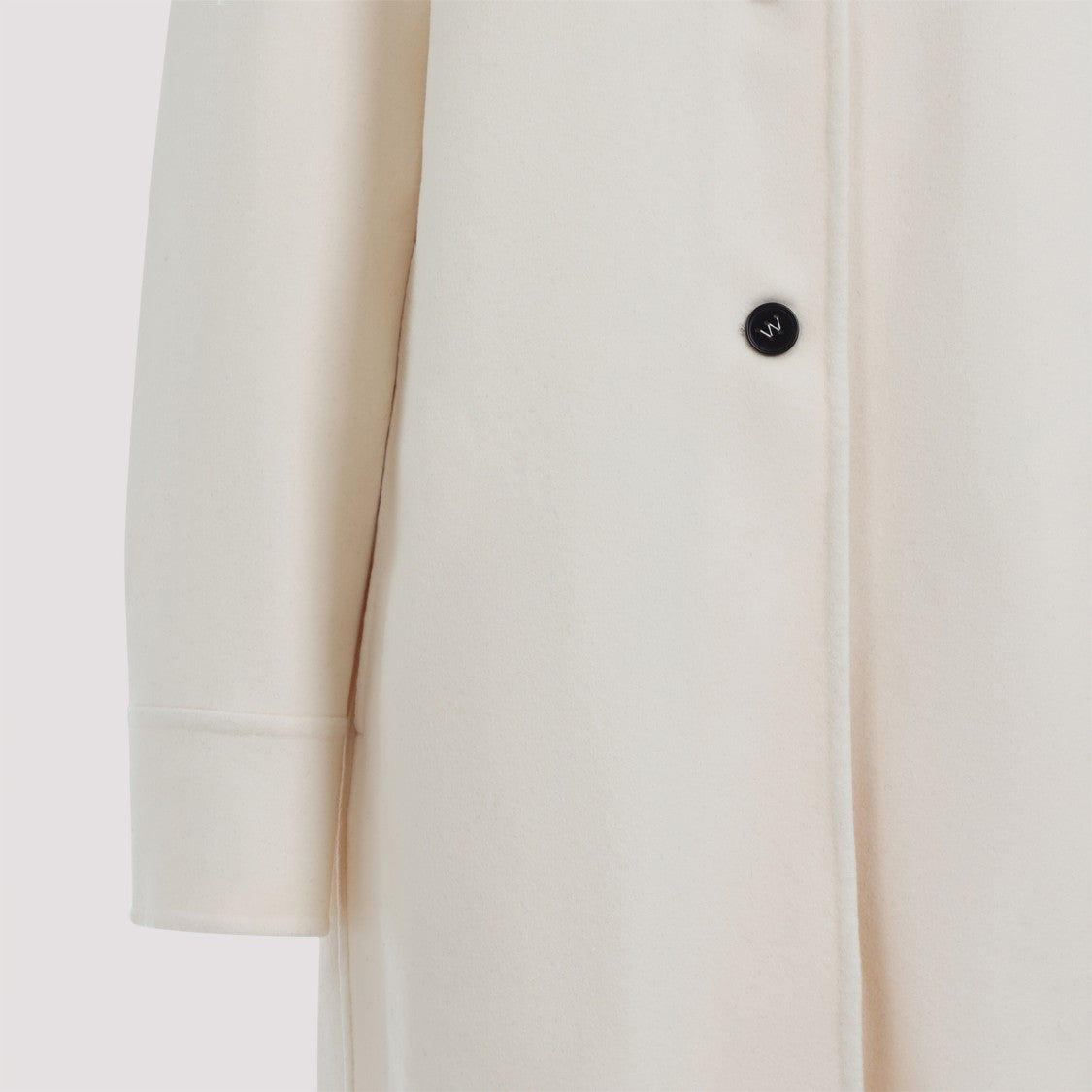 Jil Sander Knee-Length Wool Coat With Classic Collar