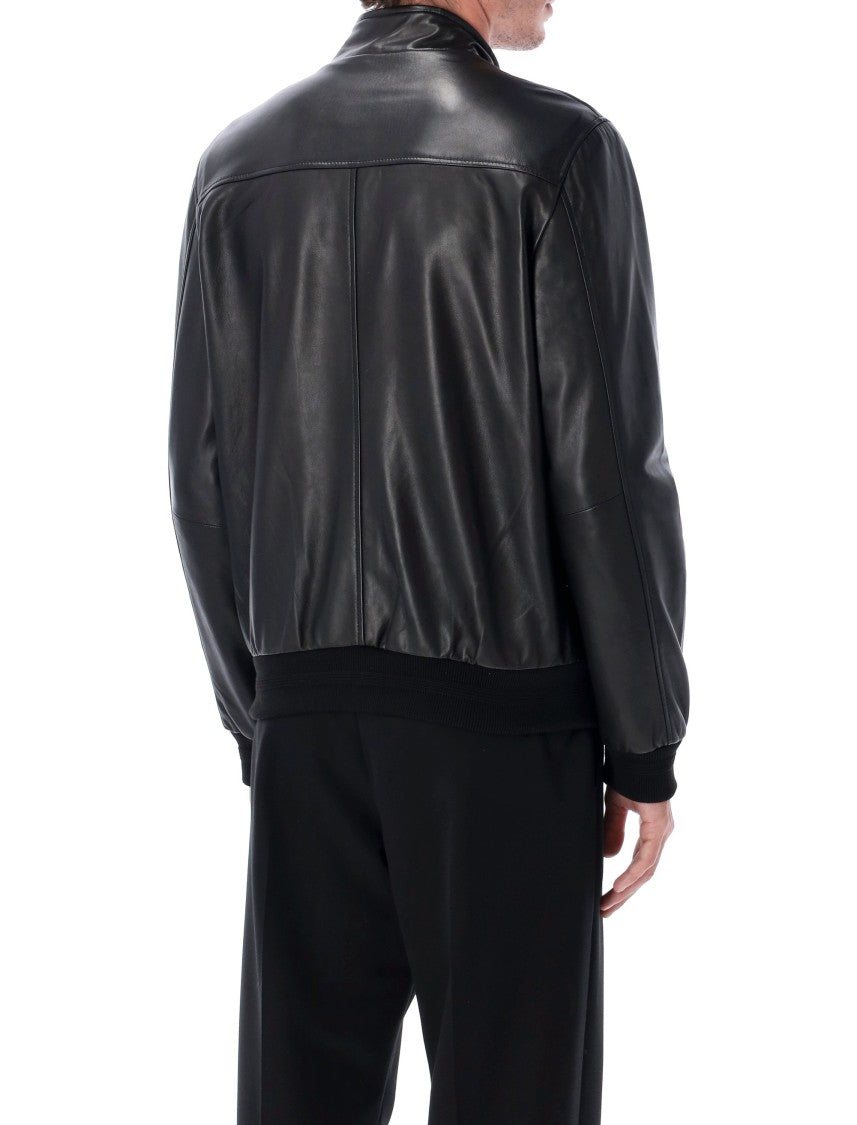 Sword Leather Biker Jacket