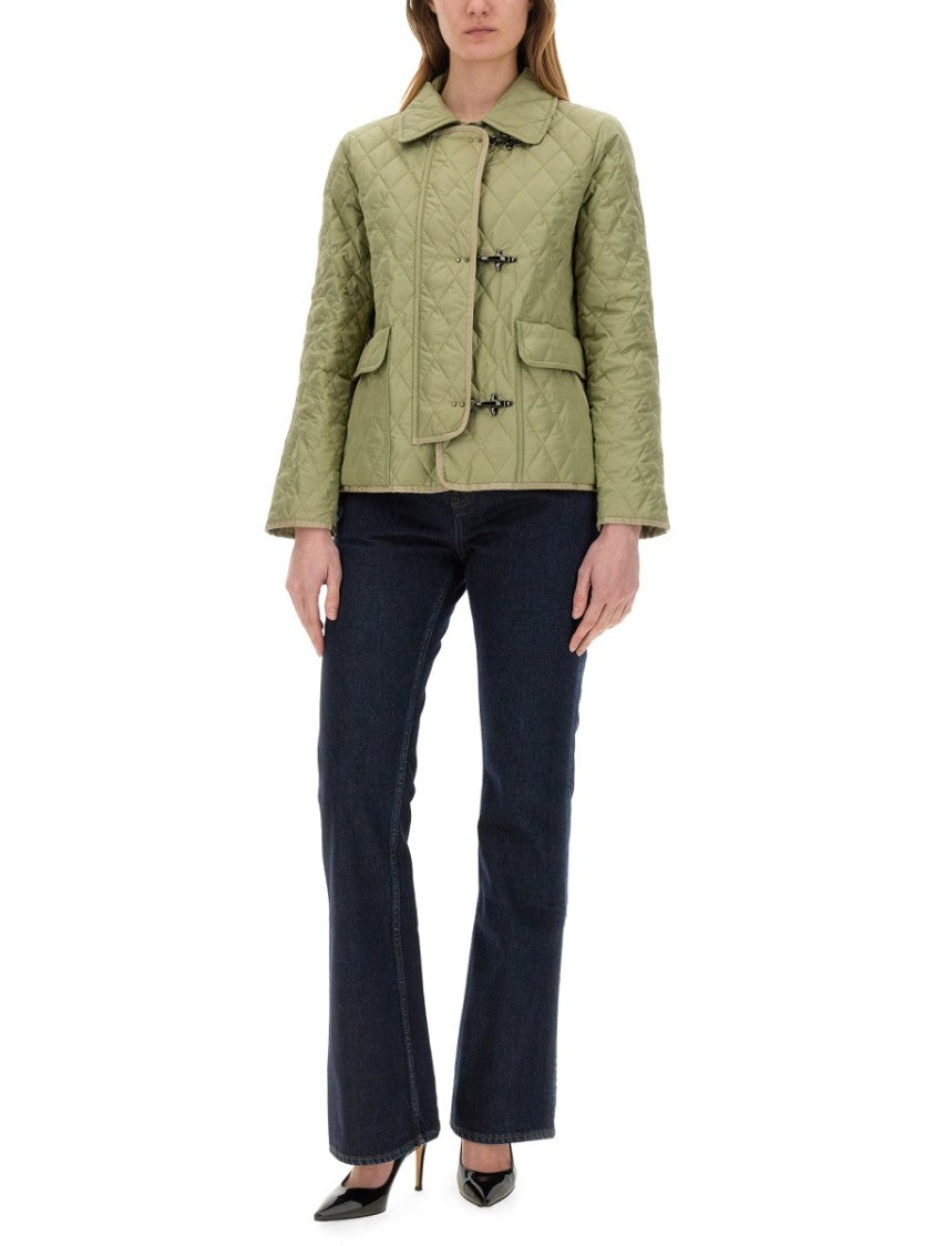 Fay 3-Hook Nylon Quilted Jacket