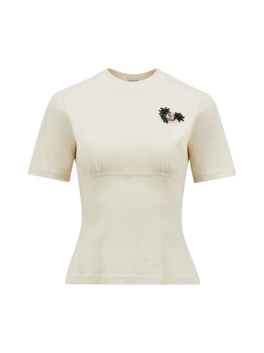 Moncler Hand-Beaded Logo T-Shirt
