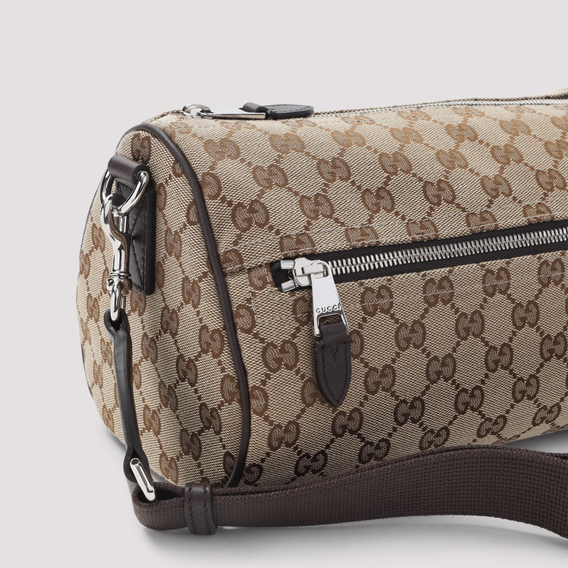 Gucci Rectangular Beige Canvas Shopper Bag