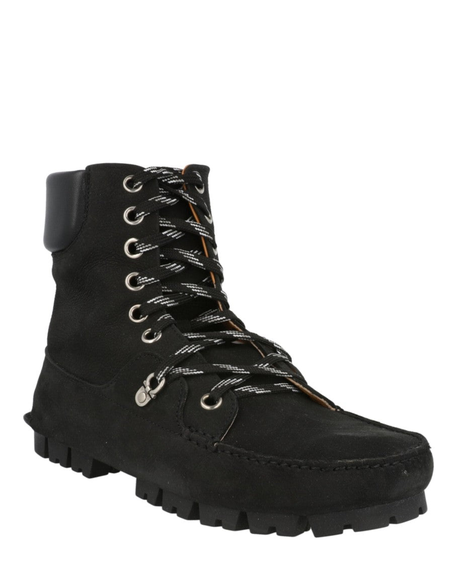 Ferragamo Grifo Hiking Boots