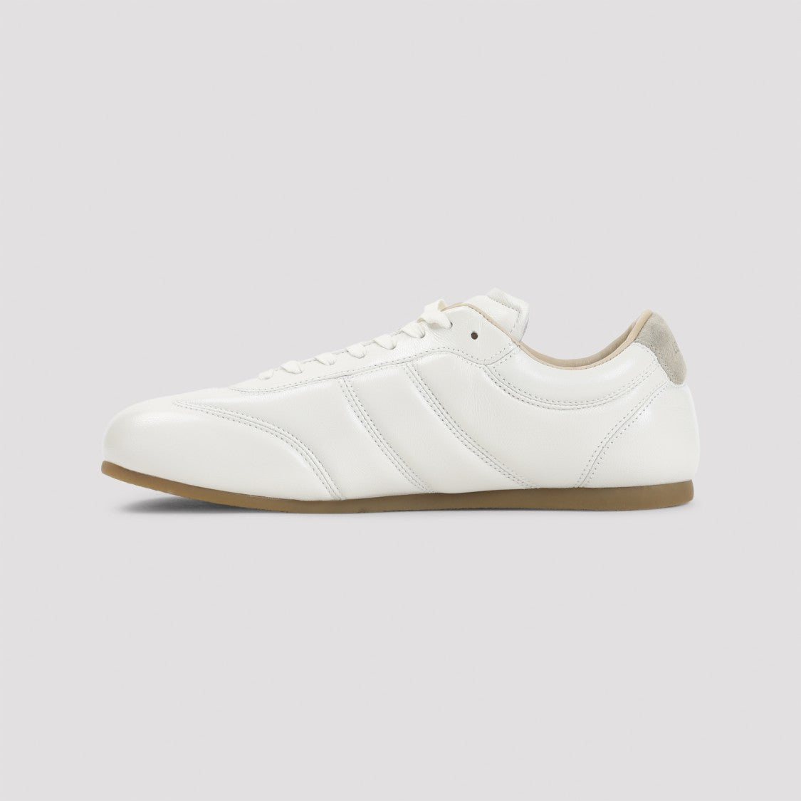 Lemaire Calf Leather Soft Runner Sneakers With Contrasting Heel Tab