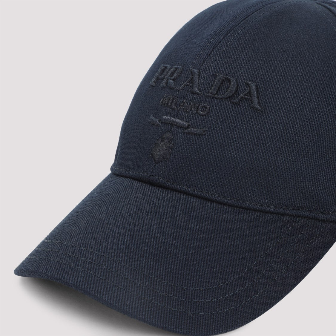 Prada Blue Cotton Baseball Hat