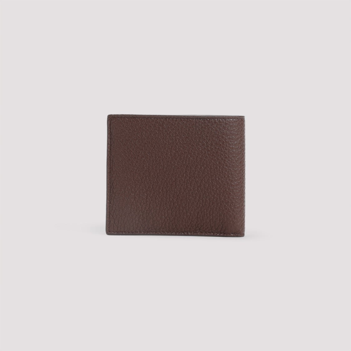Prada Black Grained Calf Leather Billford Wallet
