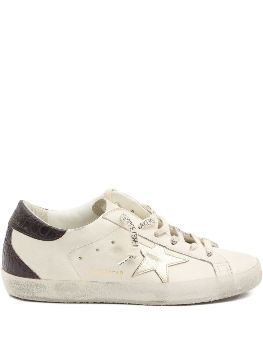 Golden Goose Classic Low-Top Sneakers With Vintage Finish