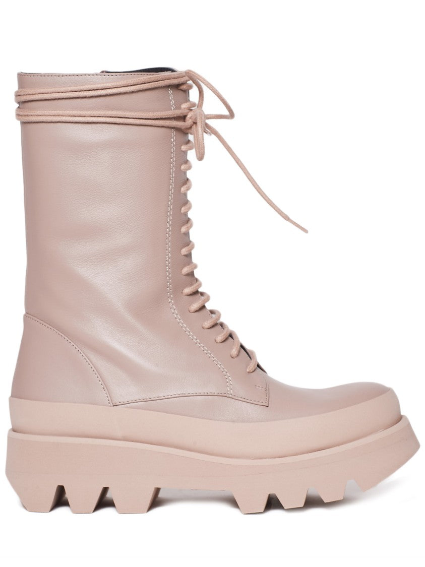 Paloma Barceló Tied Ankle Boots With Oversized Eva Sole