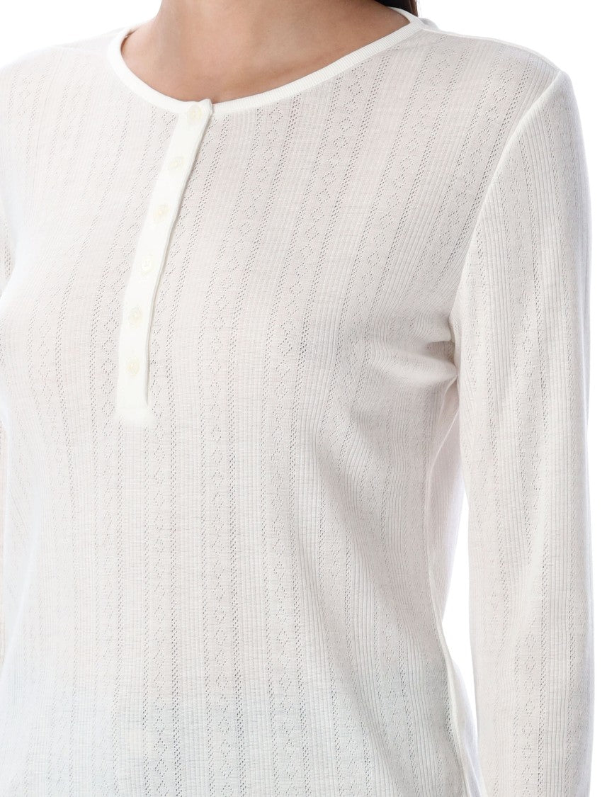 Anine Bing Pia Serafino Ls Top