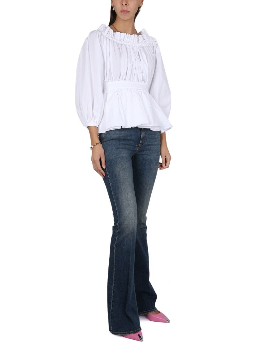 Alexander Mcqueen Cotton Poplin Top